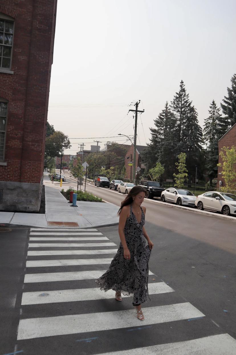 Vintage Printed Silk Boho Maxi Dress