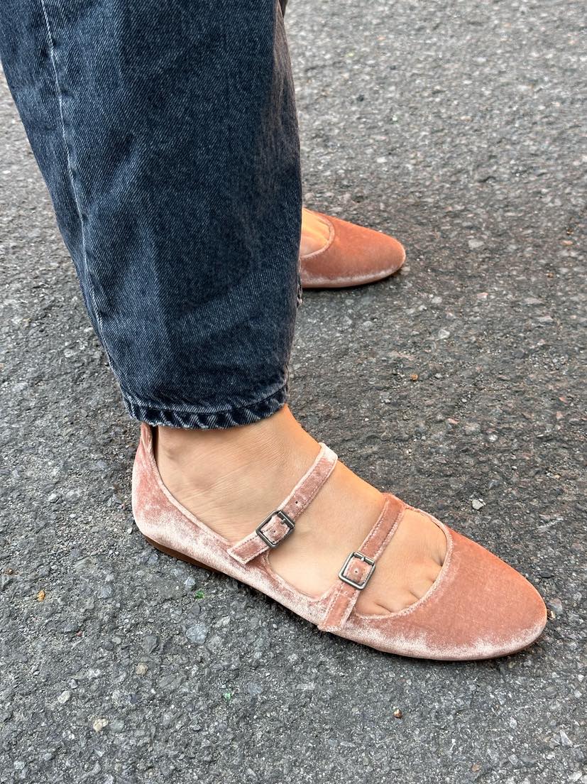 Madewell velvet ballet flats