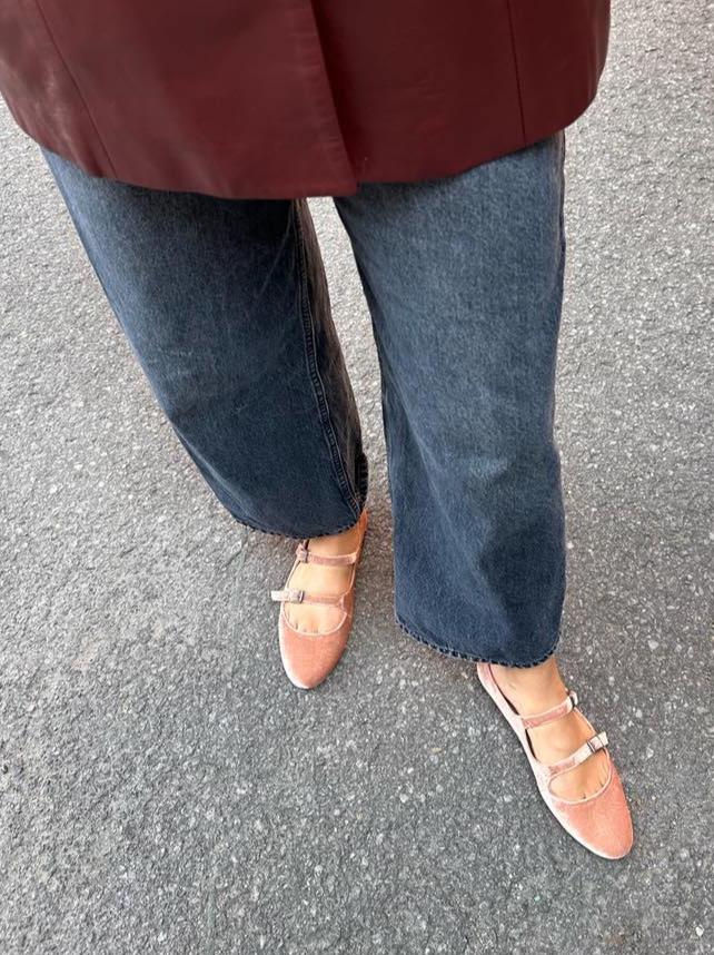 Madewell velvet ballet flats