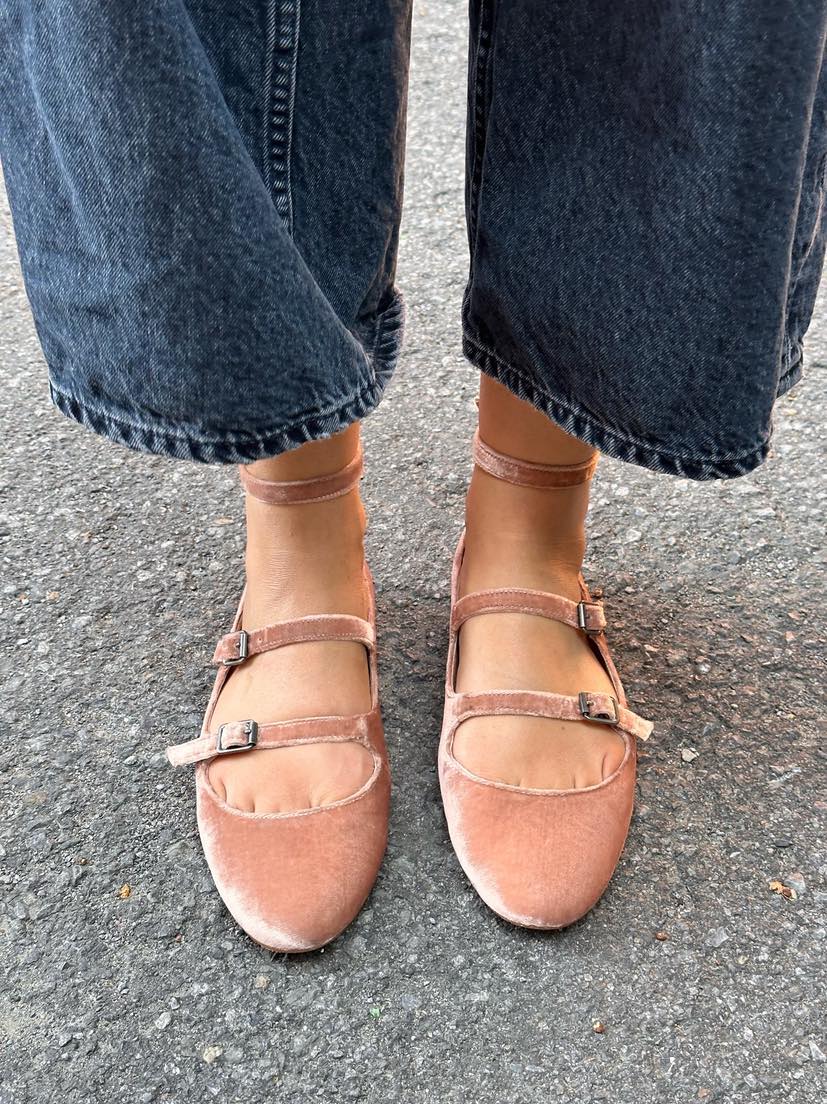 Madewell velvet ballet flats