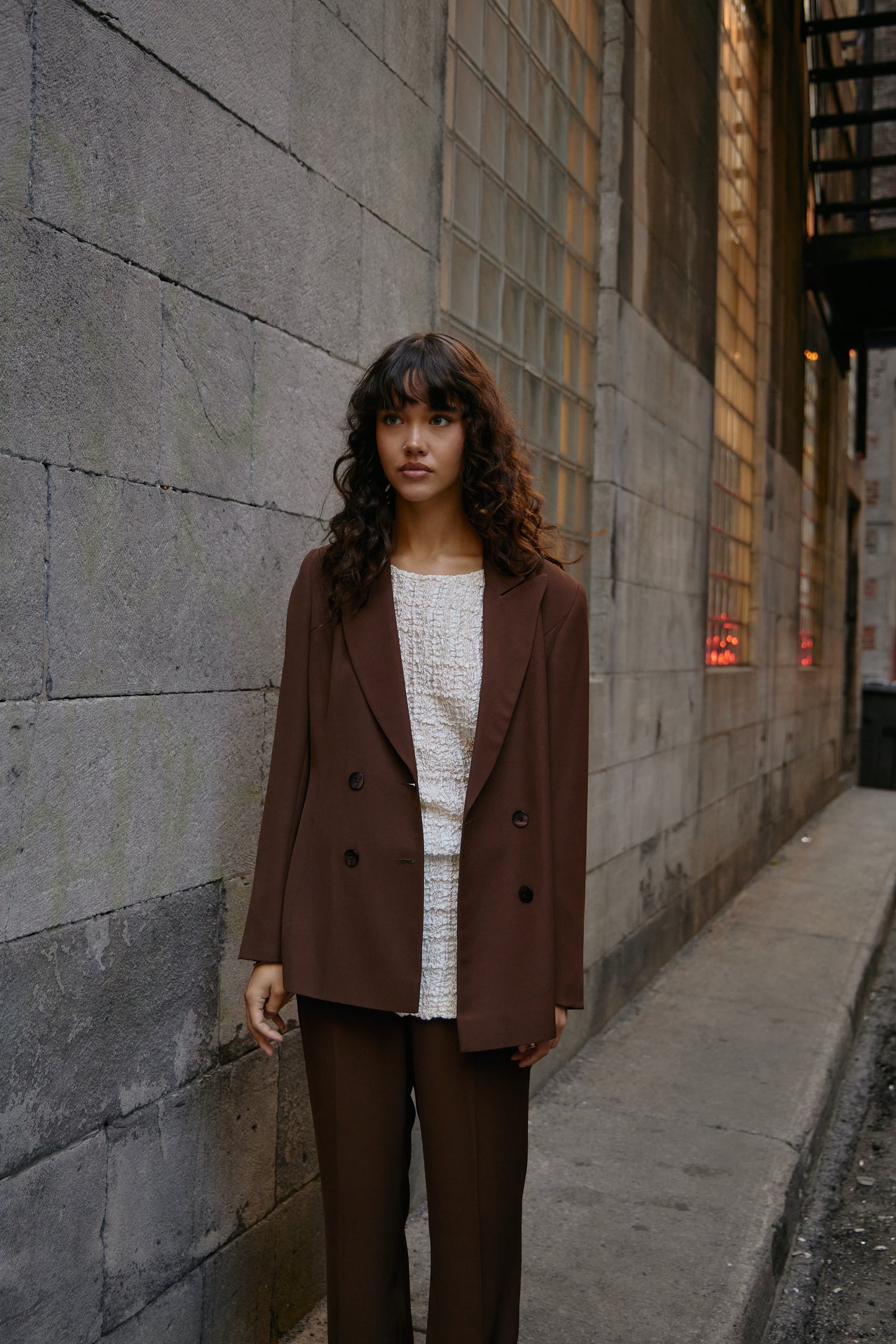 Vintage Brown 70's Suit