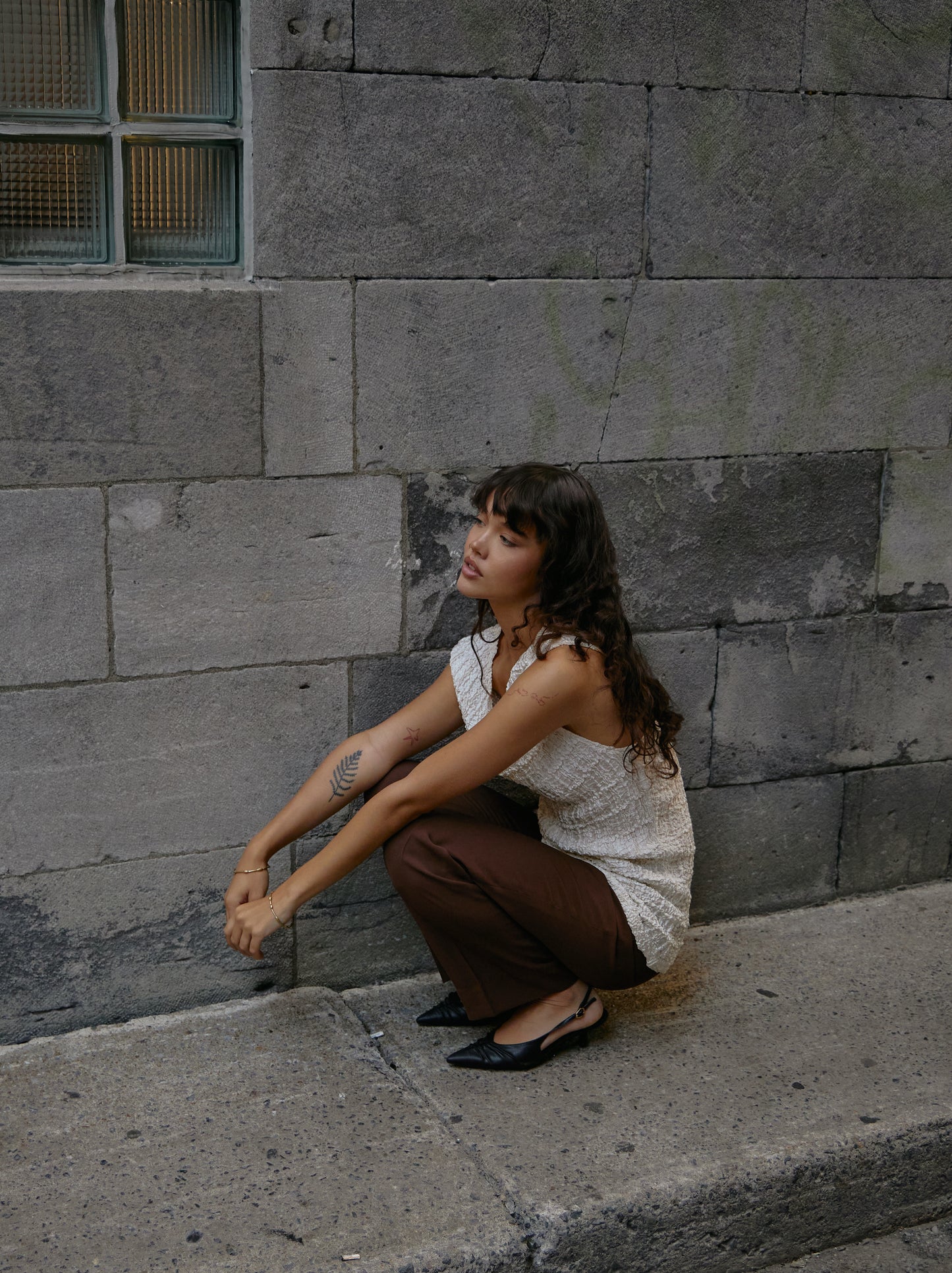 Vintage Texture 90's Sleeveless Top