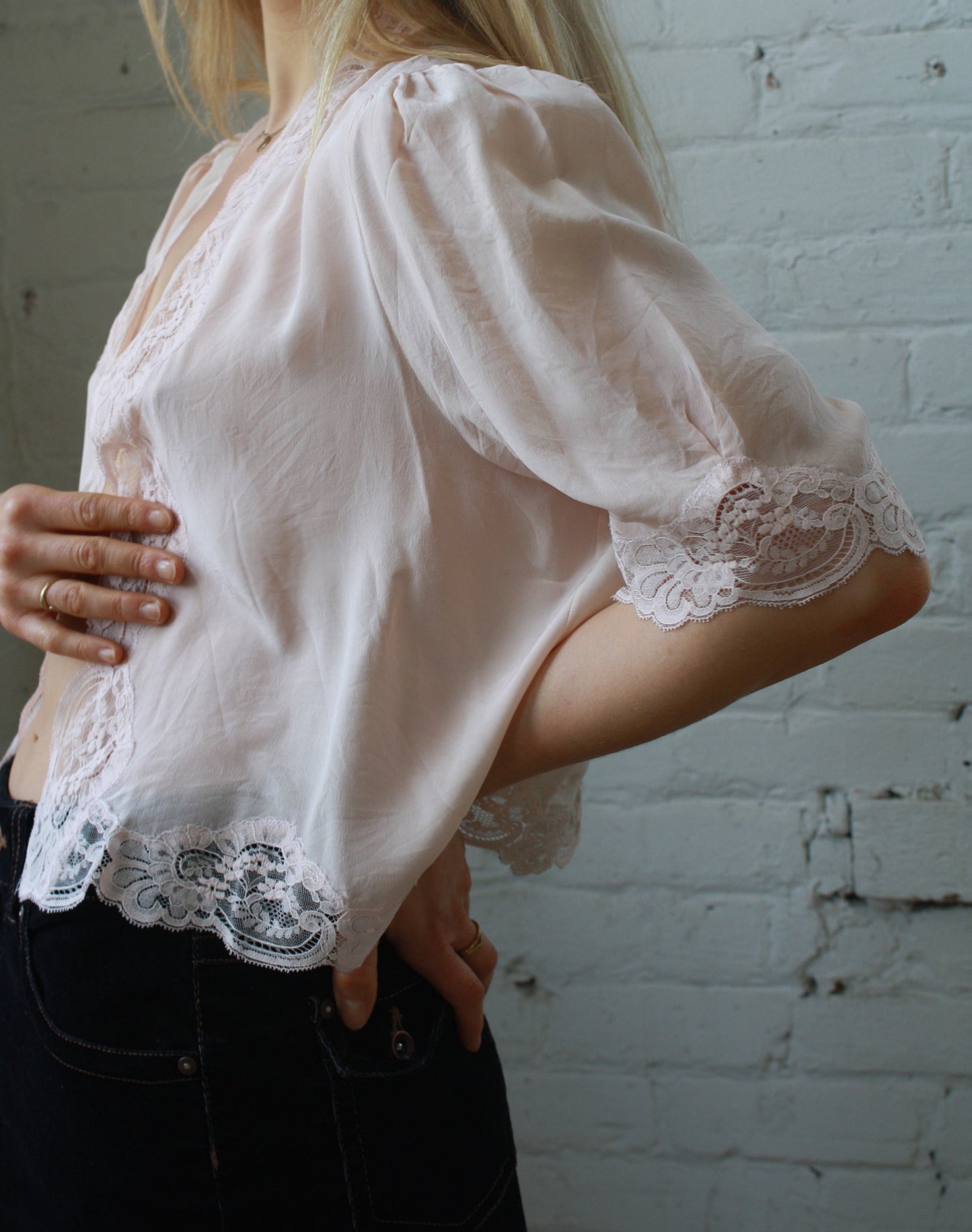 Vintage 60's silk bolero