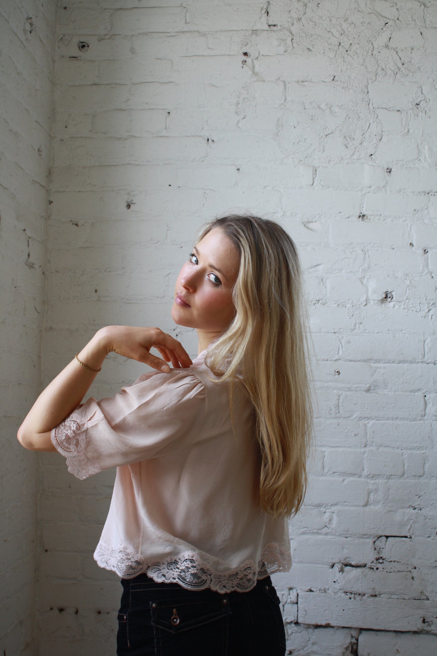 Vintage 60's silk bolero