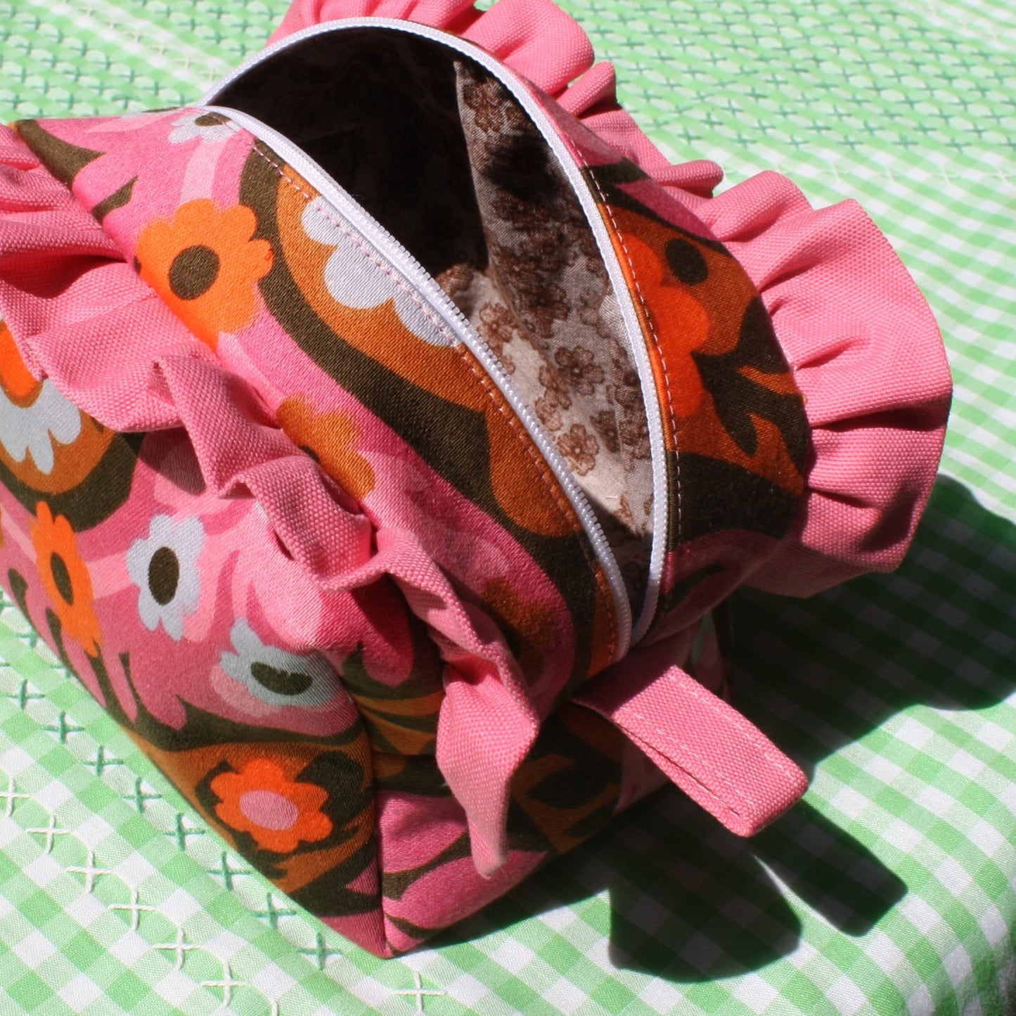 Makeup bag - 1960's Marimekko fabric