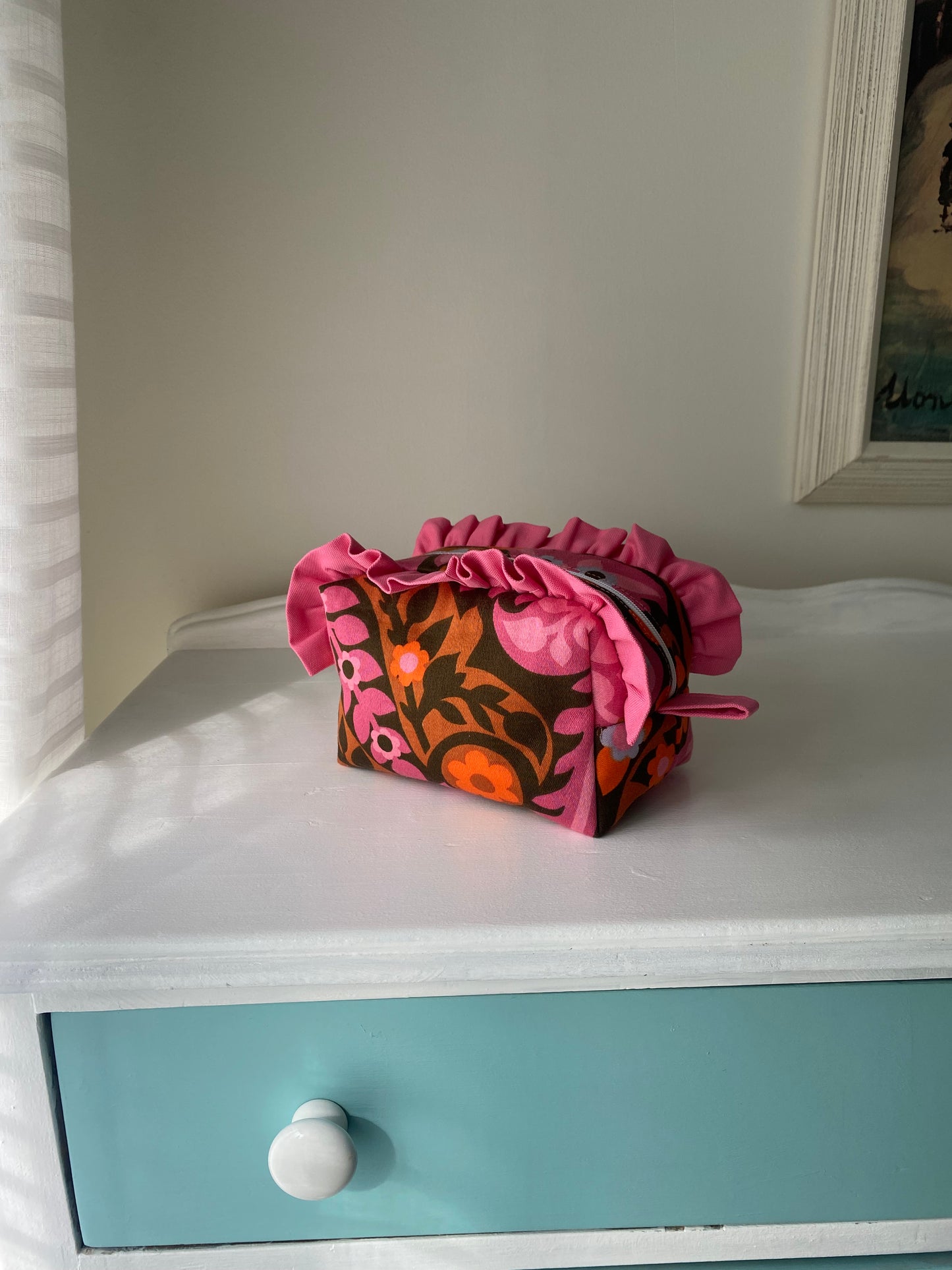 Makeup bag - 1960's Marimekko fabric