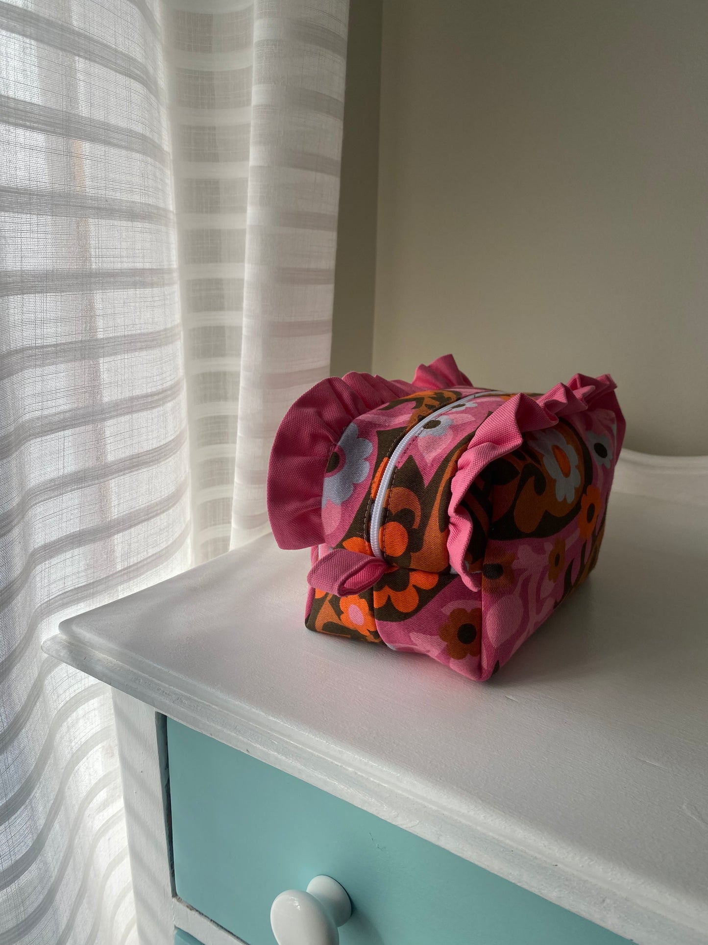 Makeup bag - 1960's Marimekko fabric