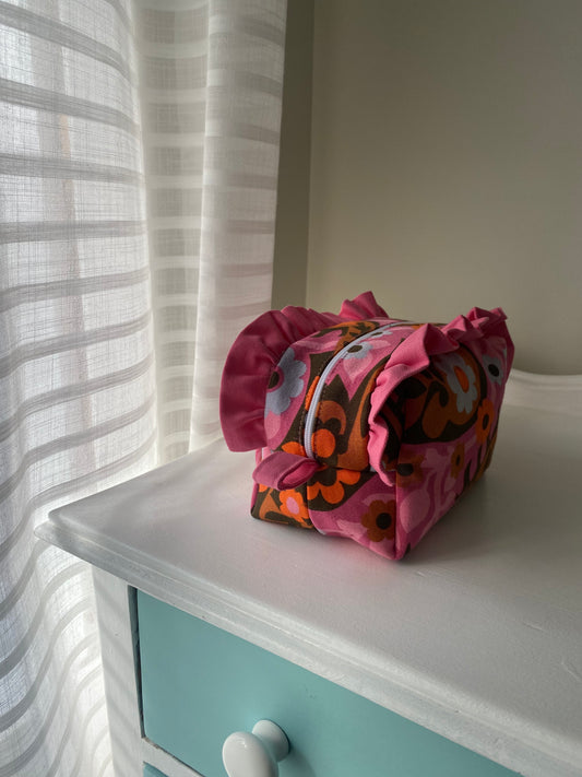 Makeup bag - 1960's Marimekko fabric