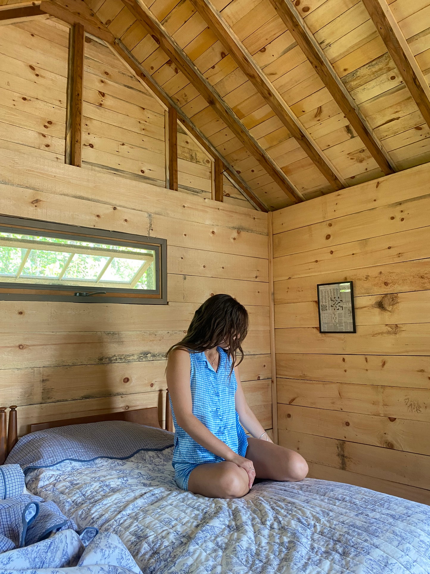 Vintage 90's gingham matching set