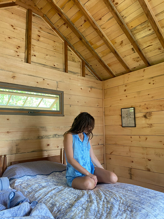 Vintage 90's gingham matching set