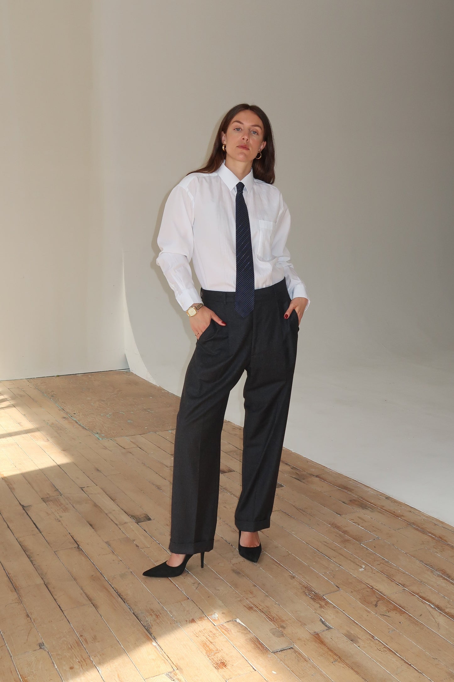 Vintage 90's Giorgio Armani Menswear Trousers - Made in Italy