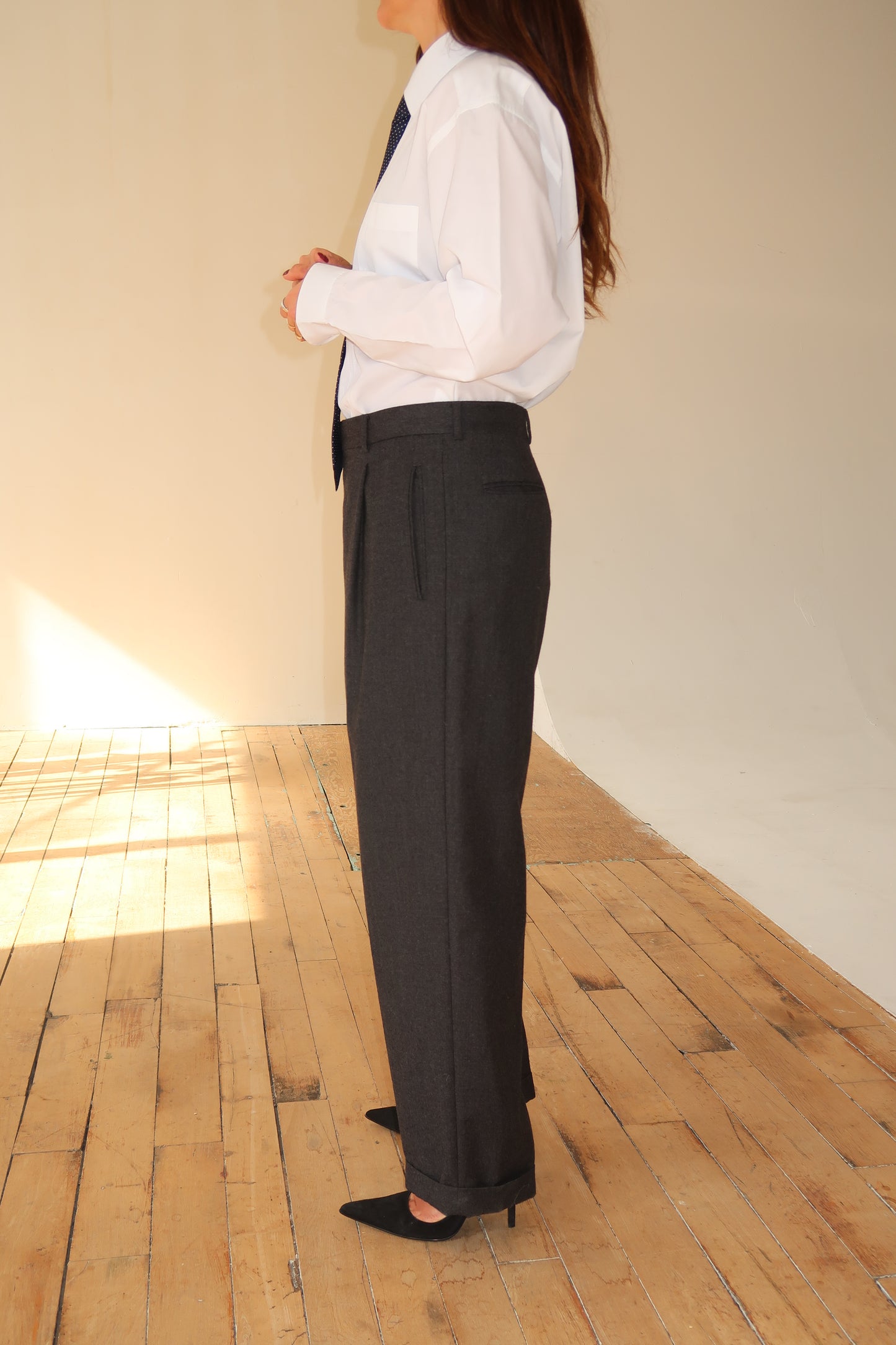 Vintage 90's Giorgio Armani Menswear Trousers - Made in Italy