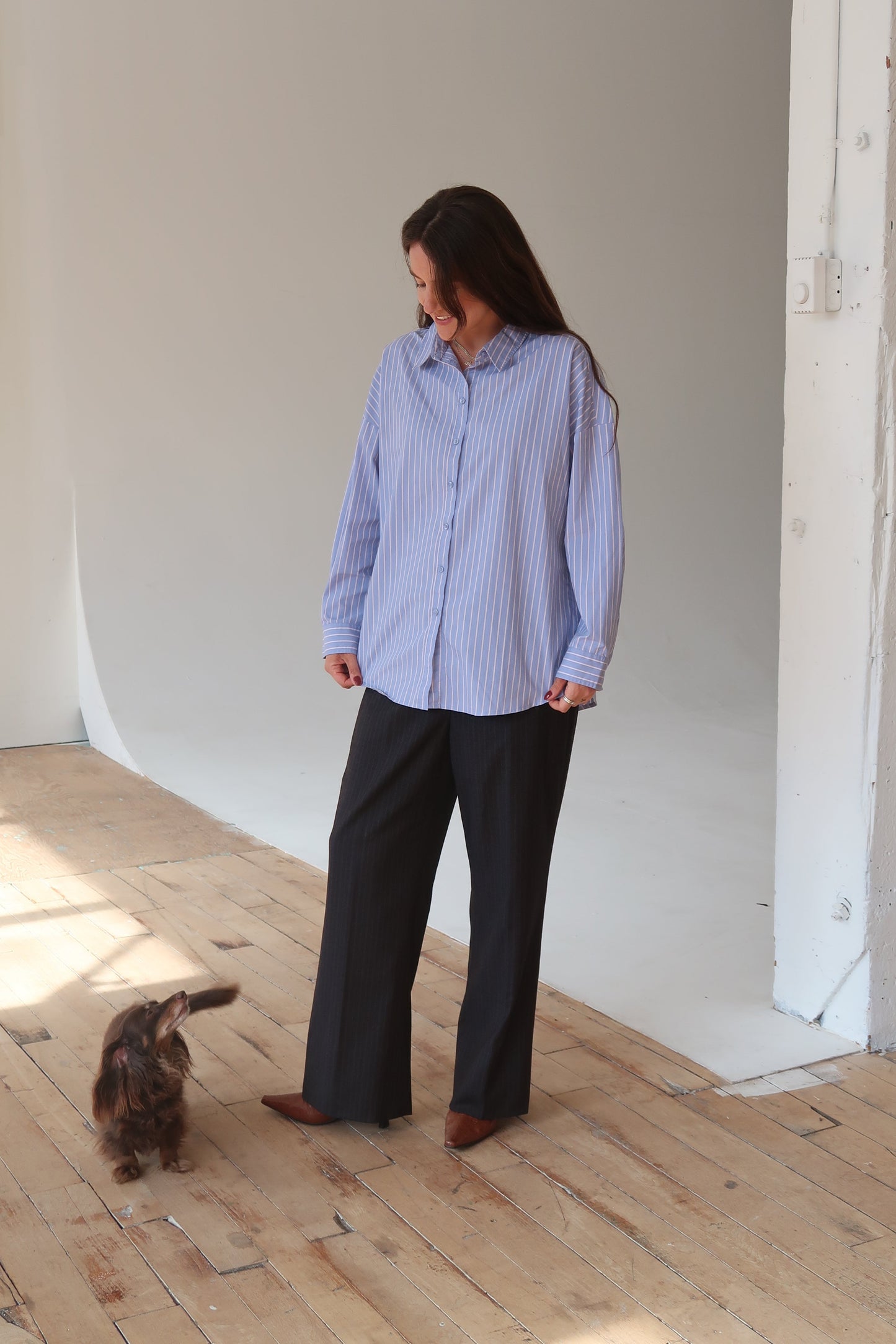 Vintage Striped Cotton Shirt