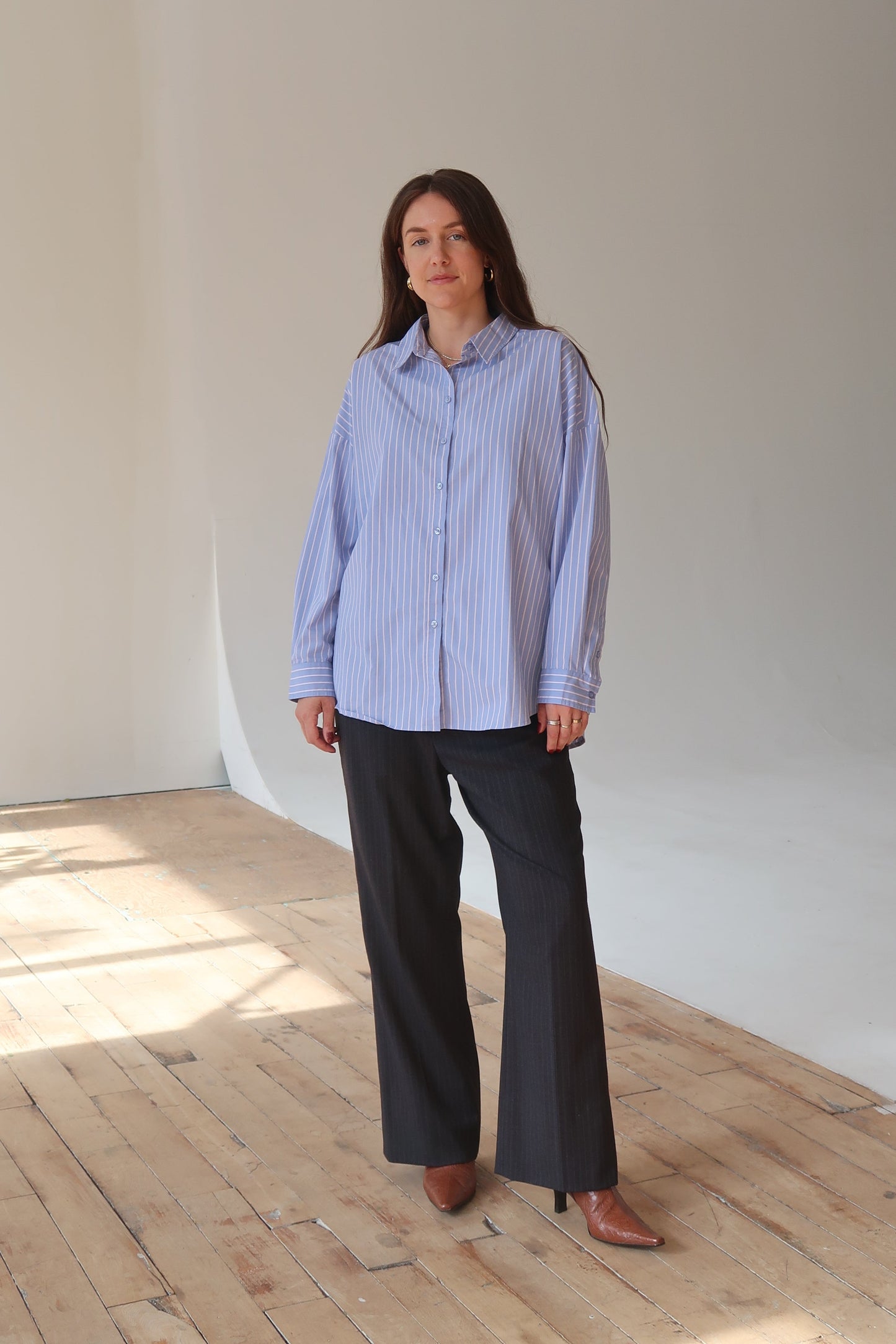 Vintage Striped Cotton Shirt