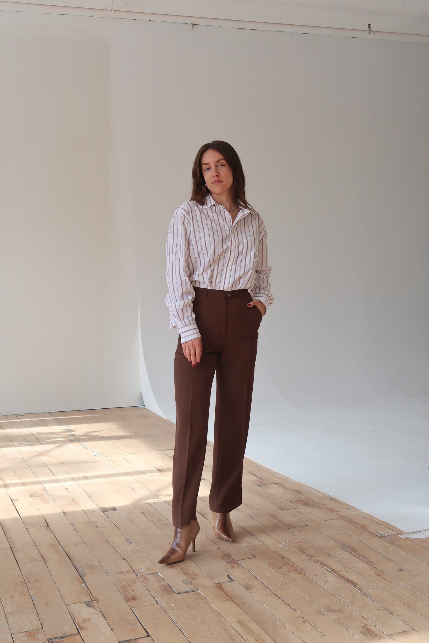 Vintage 1970s Brown Suit