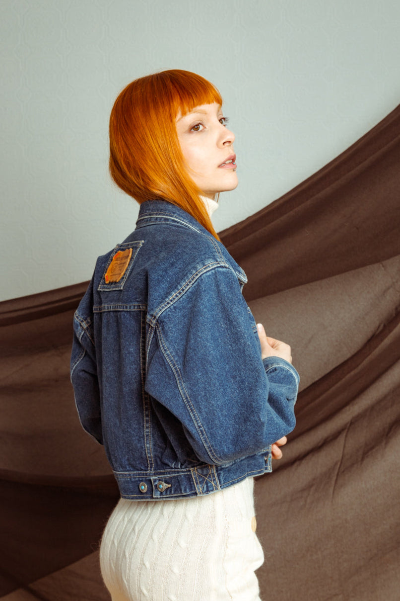 Vintage 90’s Cropped Denim Jacket