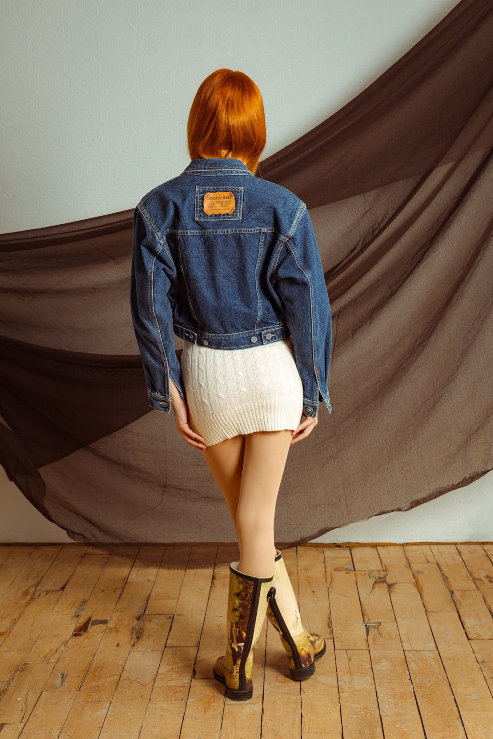 Vintage 90’s Cropped Denim Jacket