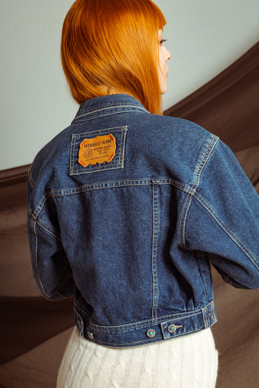 Vintage 90’s Cropped Denim Jacket