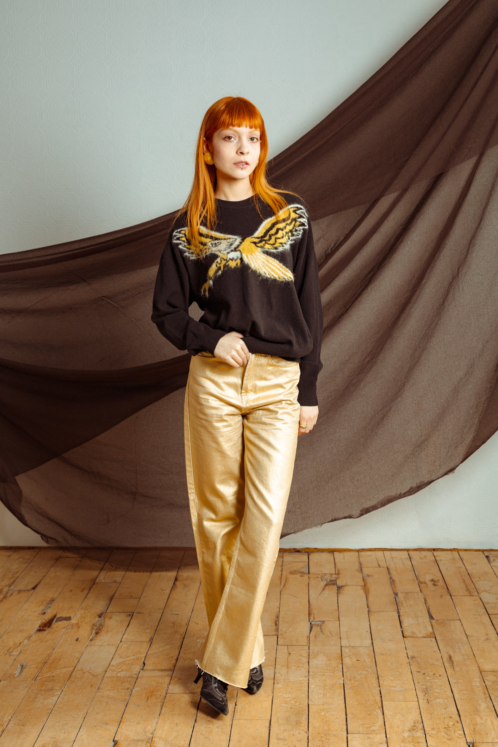 Diesel Eagle Wool Knit Sweater