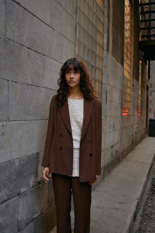 Vintage Brown 70's Suit