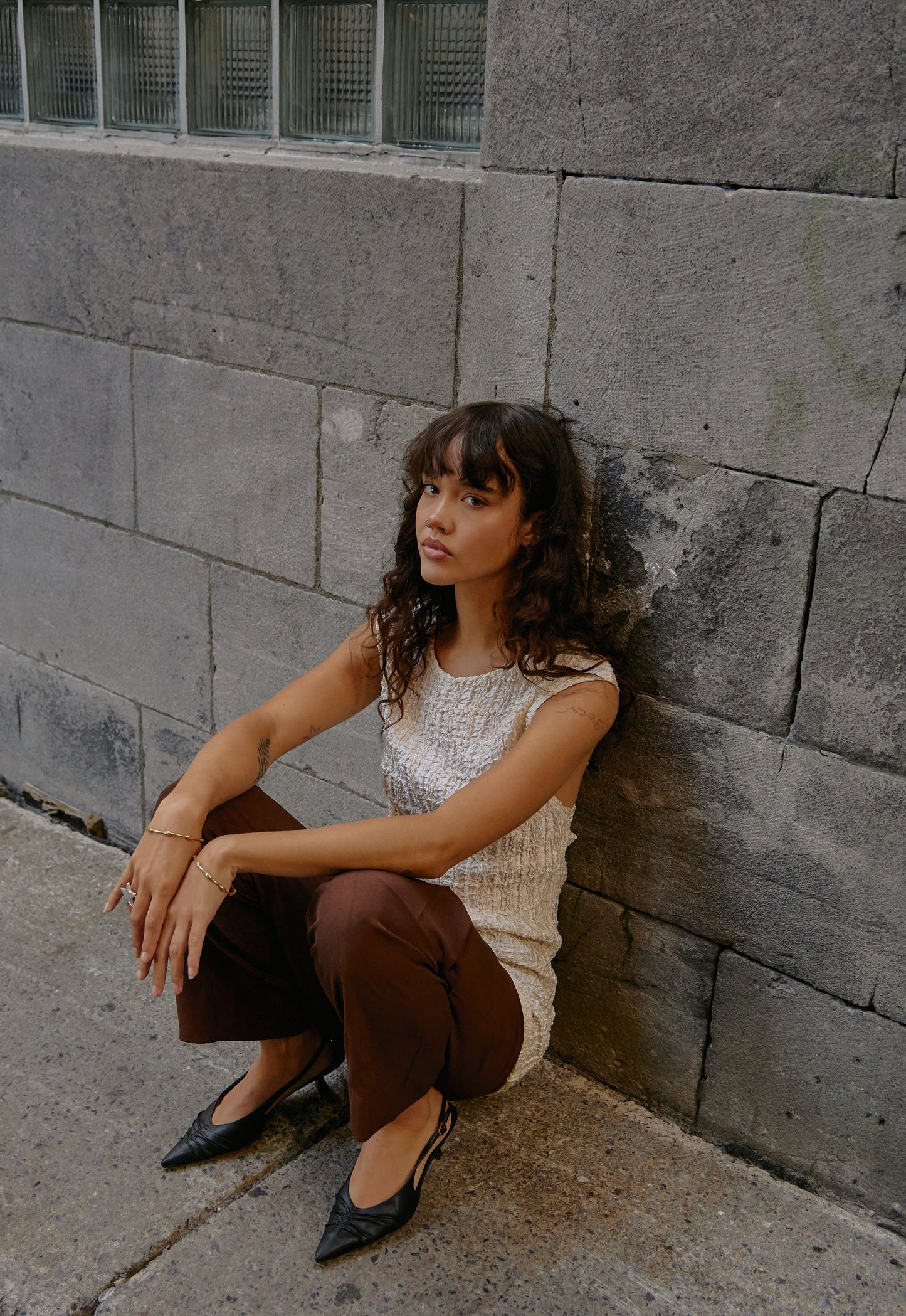 Vintage Texture 90's Sleeveless Top