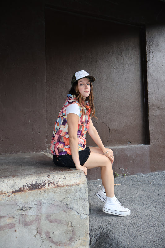 Vintage 90's multicolor vest