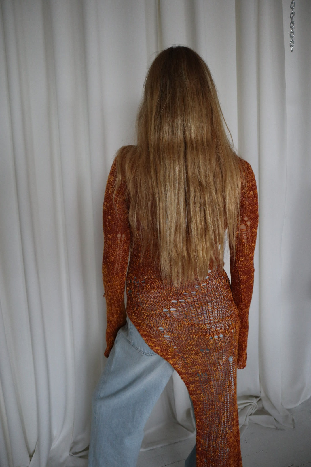 Asymmetrical Knit Long Sleeve Top