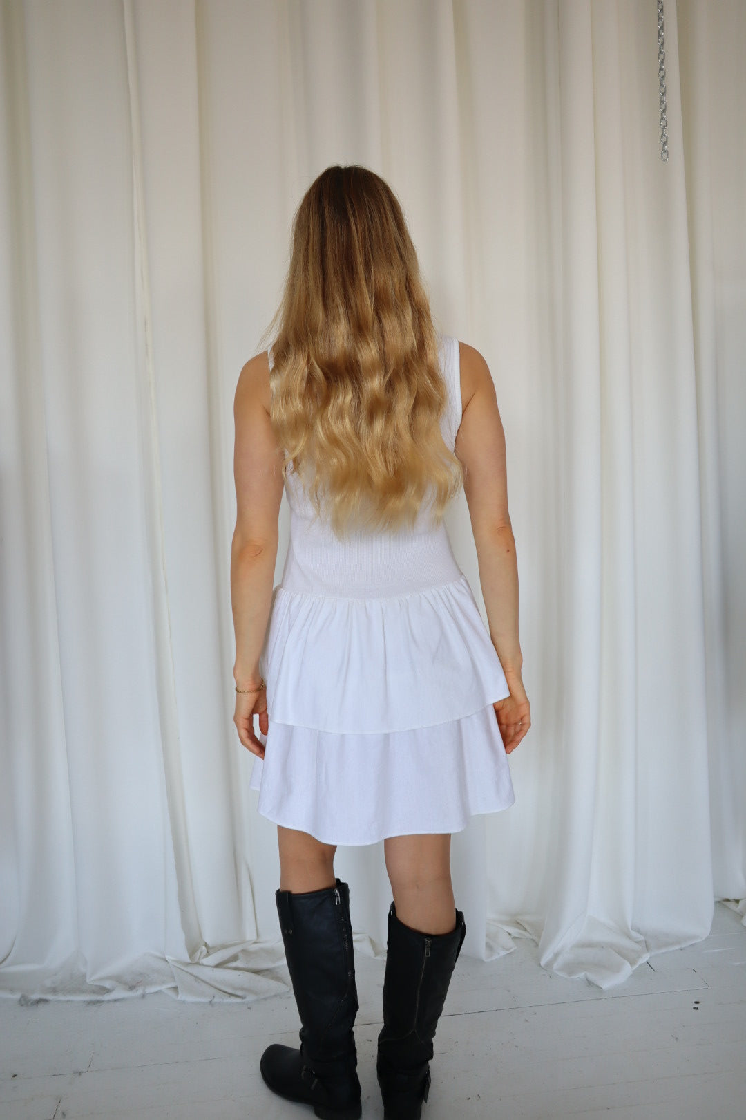 Vintage Minimal Cotton Tank Dress