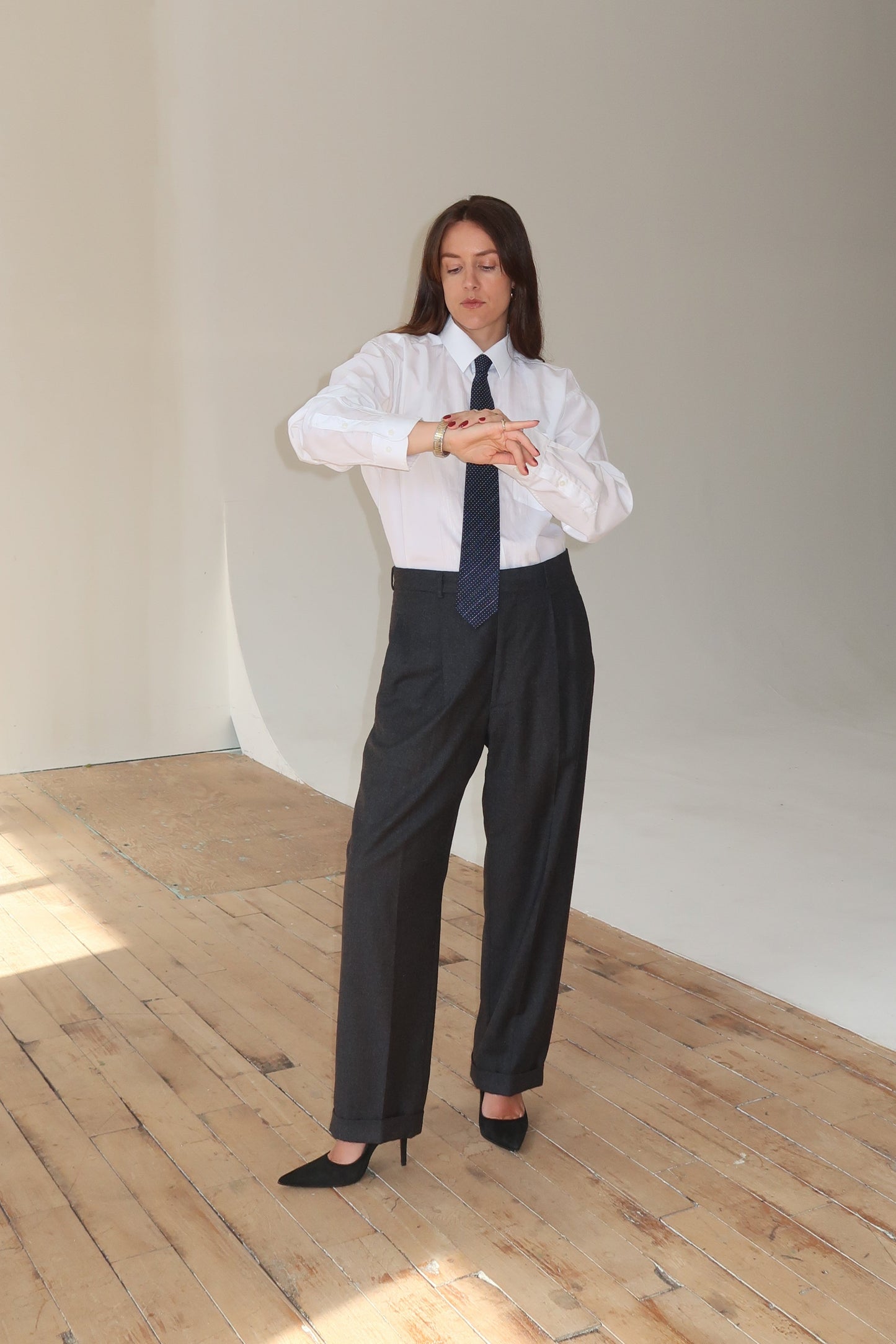 Vintage 90's Giorgio Armani Menswear Trousers - Made in Italy