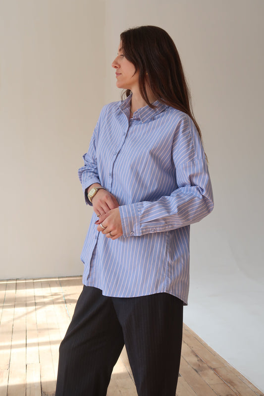 Vintage Striped Cotton Shirt