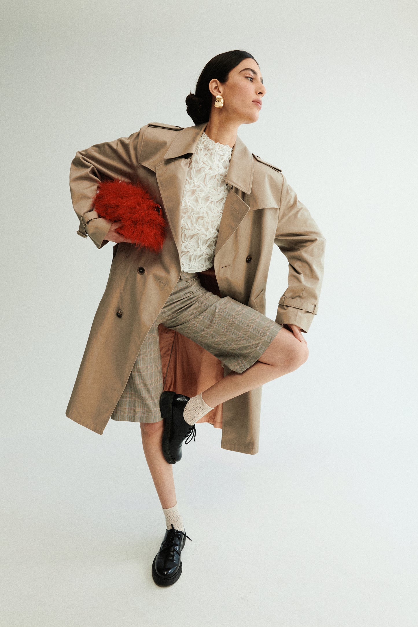 Vintage Plaid Culottes