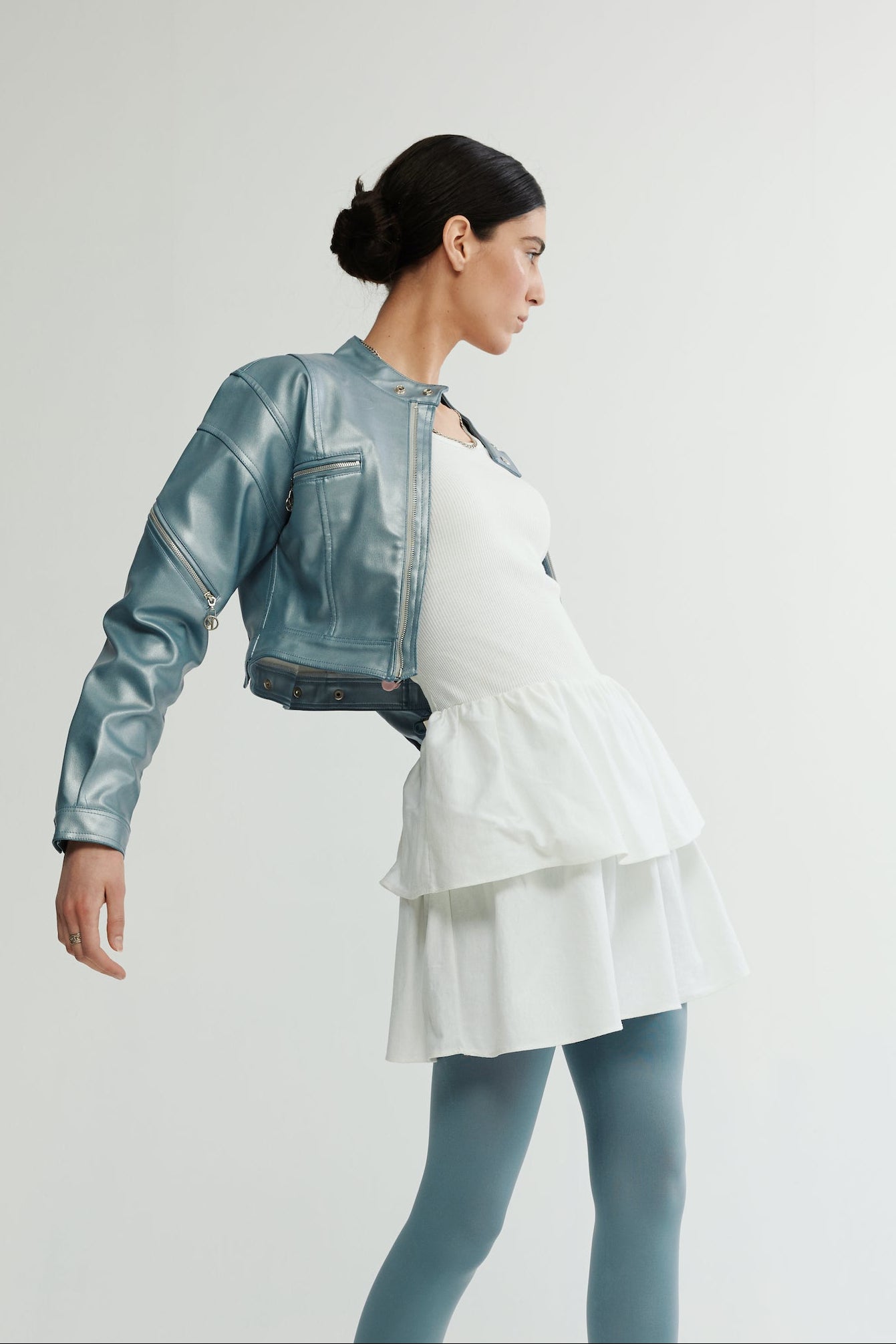 Vintage 90's White Cotton Dress