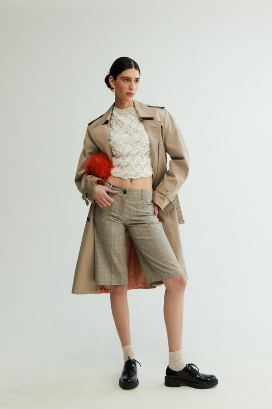 Vintage Plaid Culottes