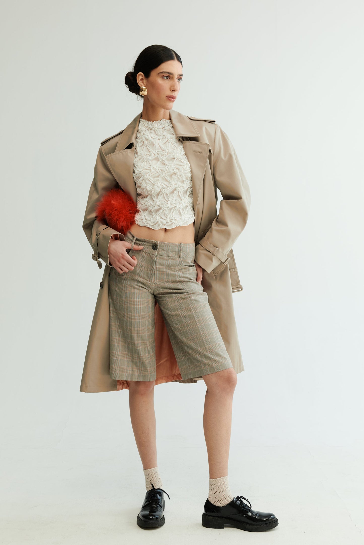 Vintage Plaid Culottes