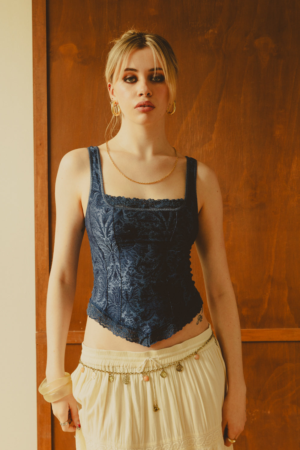 Vintage Boho Maxi Maxi Skirt