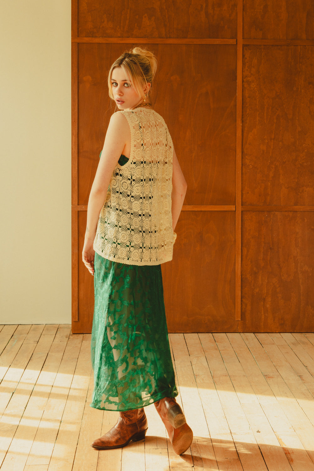 Vintage 90's Crochet Vest