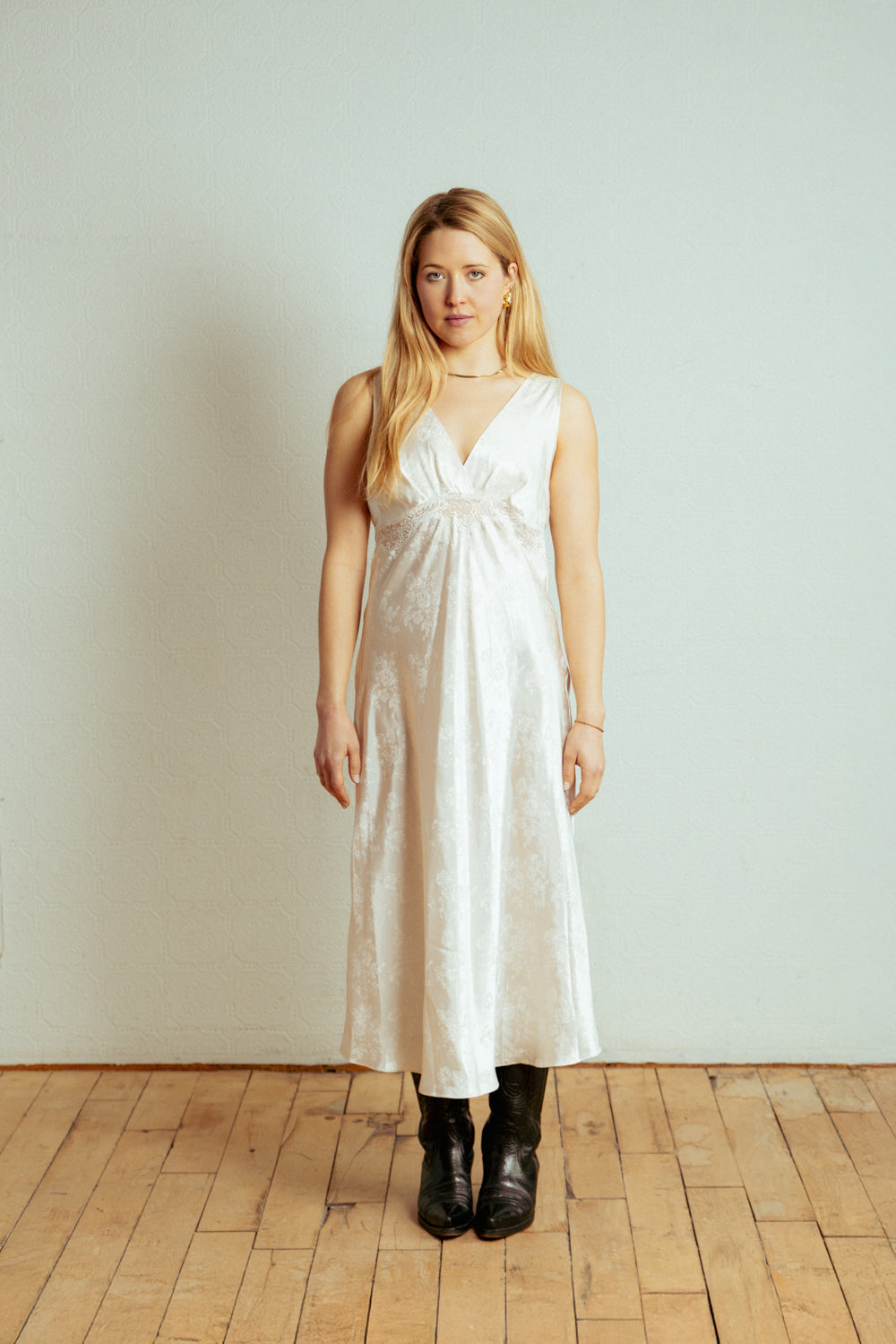 Vintage 90s Silky Slip Dress