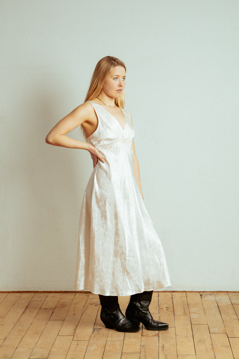 Vintage 90s Silky Slip Dress