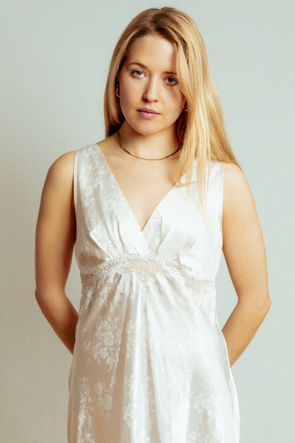 Vintage 90s Silky Slip Dress