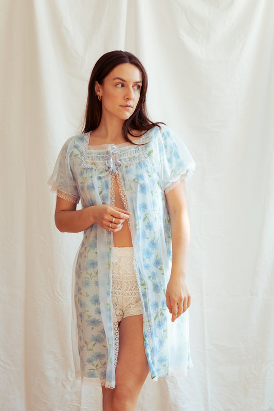 Vintage 60’s Floral Sleepwear