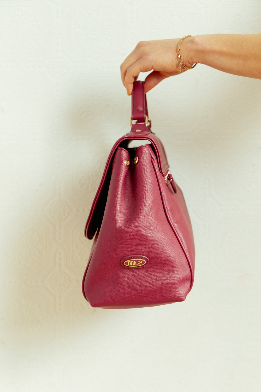 Red Leather Purse - Made in Italy