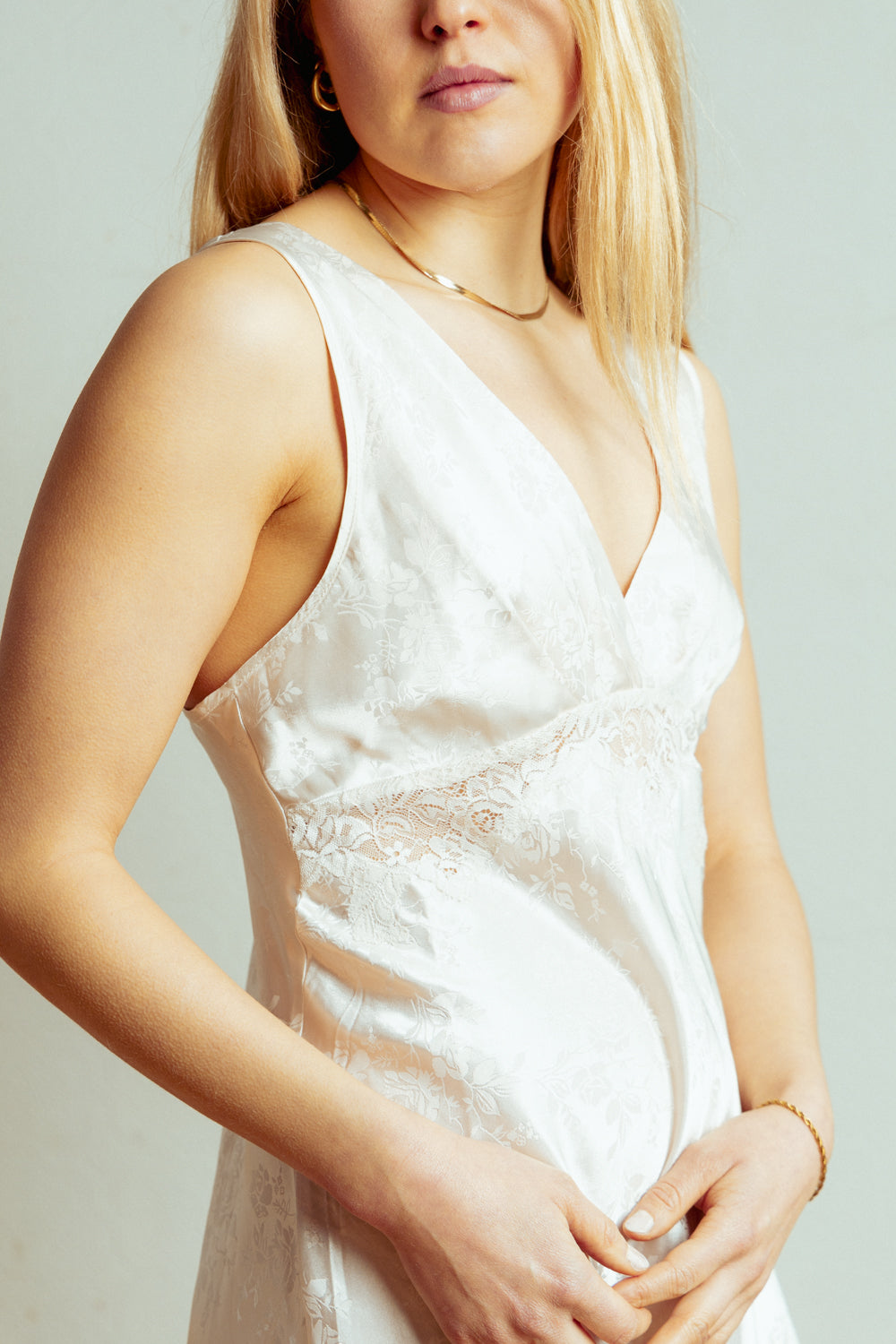 Vintage 90s Silky Slip Dress