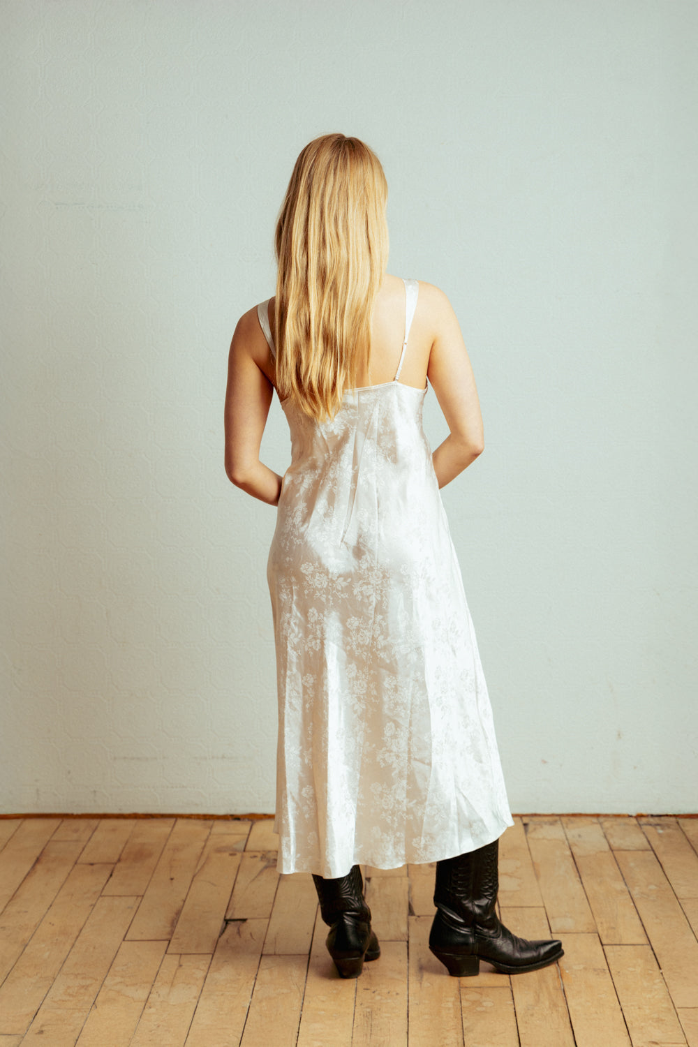 Vintage 90s Silky Slip Dress