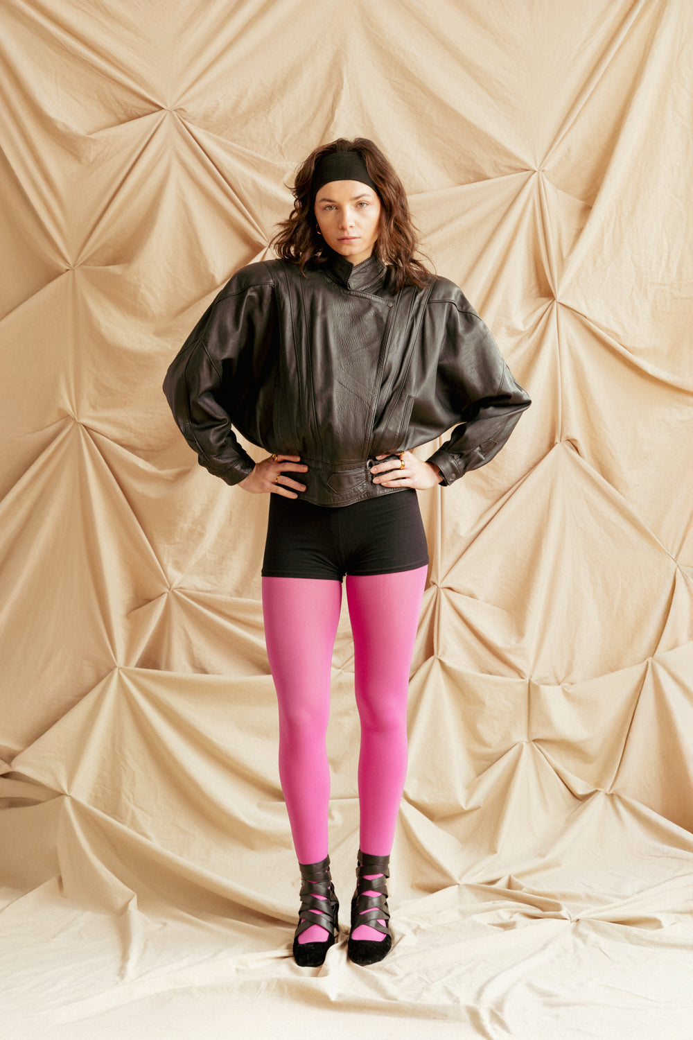 1980s Vintage Leather Jacket – Genuine Leather