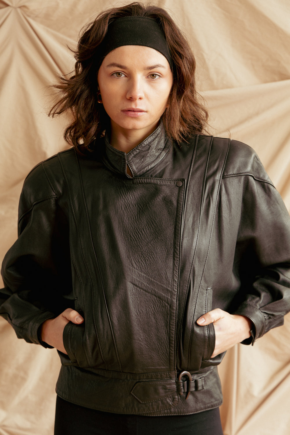 1980s Vintage Leather Jacket – Genuine Leather