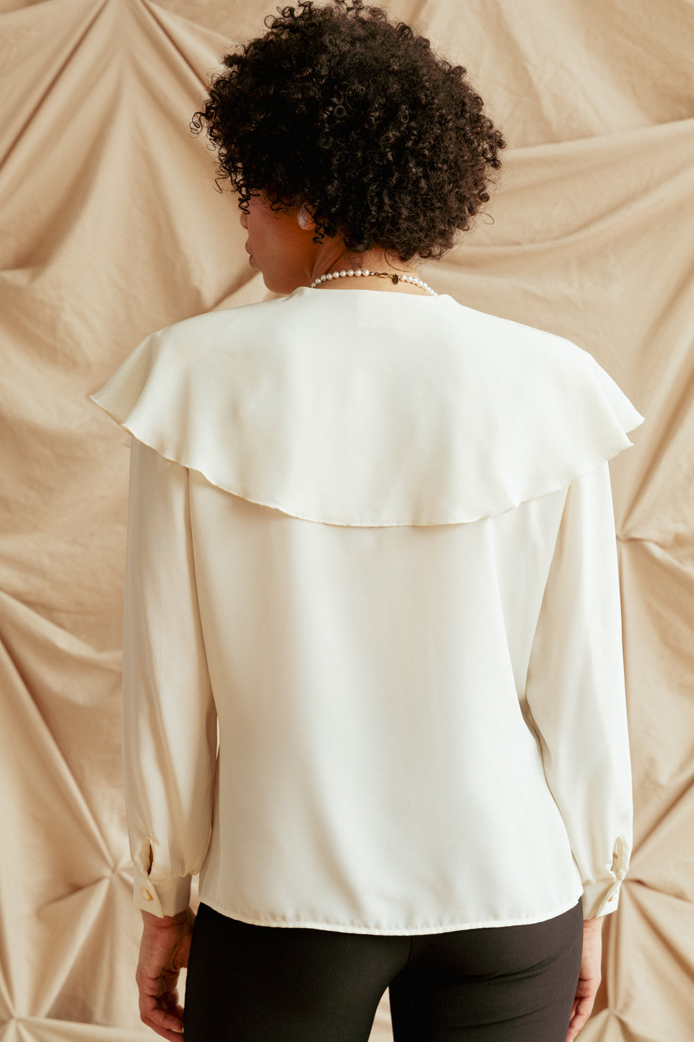 Vintage 80s Flowy Blouse